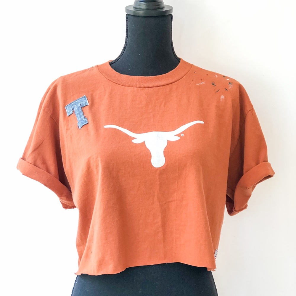 Texas Longhorns crop top shirt